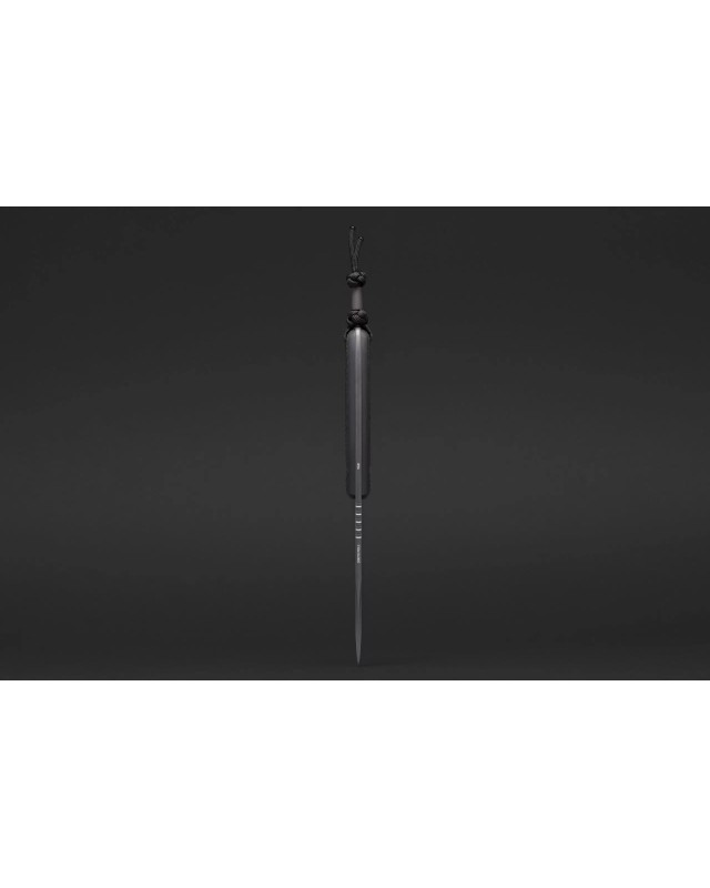 TRC Knives South Pole Vanadis 4 Extra steel DLC black Finish black G10 handle black kydex