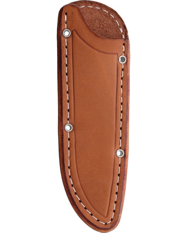 Bark River Knives Highland Special A2 tool steel Full tang Fixed Blade Black Micarta handle brown leather sheath