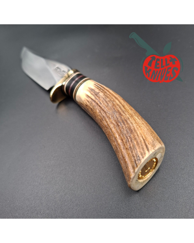 Randall Made Knives 1997 Model RKS3 Limited Edition 860pces forged carbon steel blade stag handle brown leather sheath