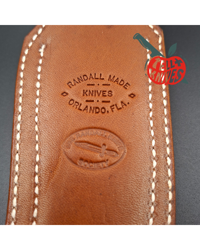 Randall Made Knives 1997 Model RKS3 Limited Edition 860pces forged carbon steel blade stag handle brown leather sheath