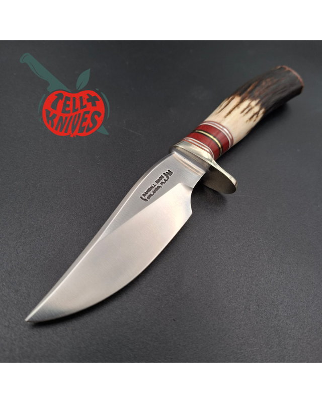 Randall Made Knives Model 27 Mini forged stainless steel stag handle nickel silver guard butt plate