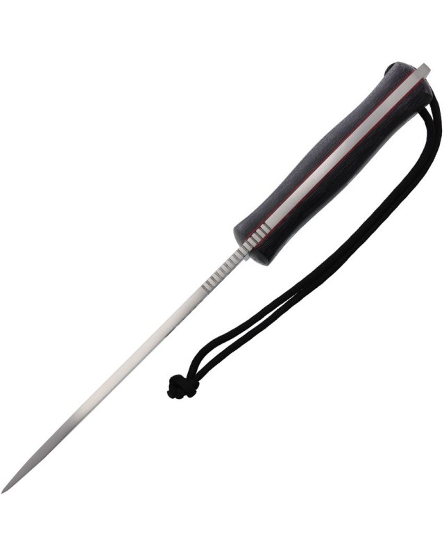 JOKER Nomad 6.5 full tang fixed blade Böhler N695 stainless steel satin finish Black Micarta handle Kydex sheath