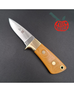 AL MAR Knives Model 4005 fixed blade AUS-6 stainess steel miror finish paper micarta handle