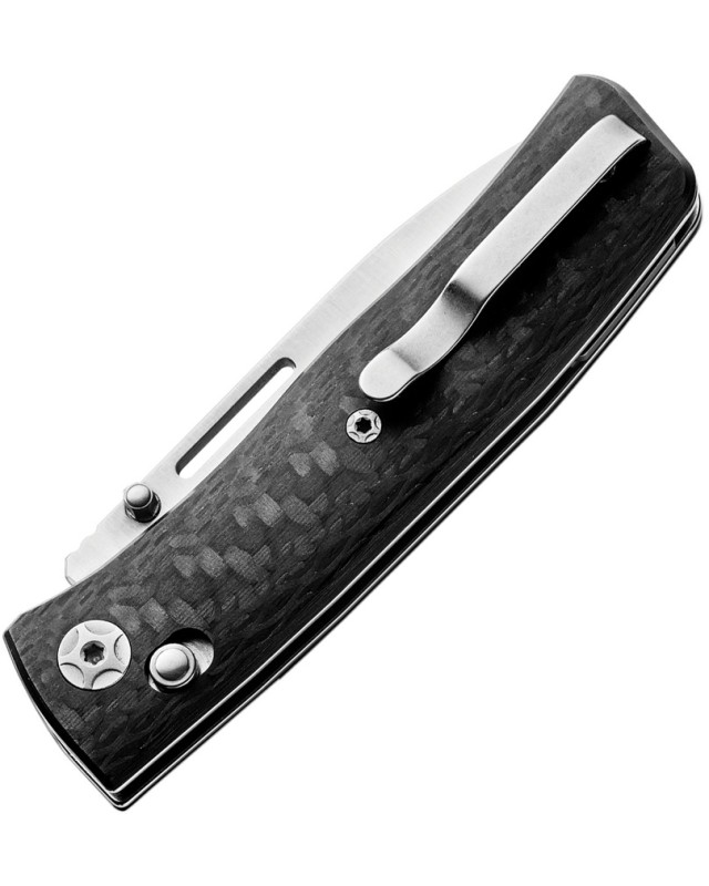 LionSteel Nini 1 Satin M390 Bohler Steel Blade Black G10 Handle