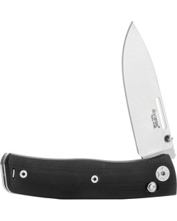 LionSteel Nini 1 Satin M390 Bohler Steel Blade Carbon Fiber Handle