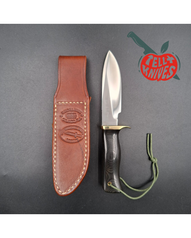 Randall Made Knives Model RKS5 2005 Limited Edition forged stainless steel blade black micarta handle