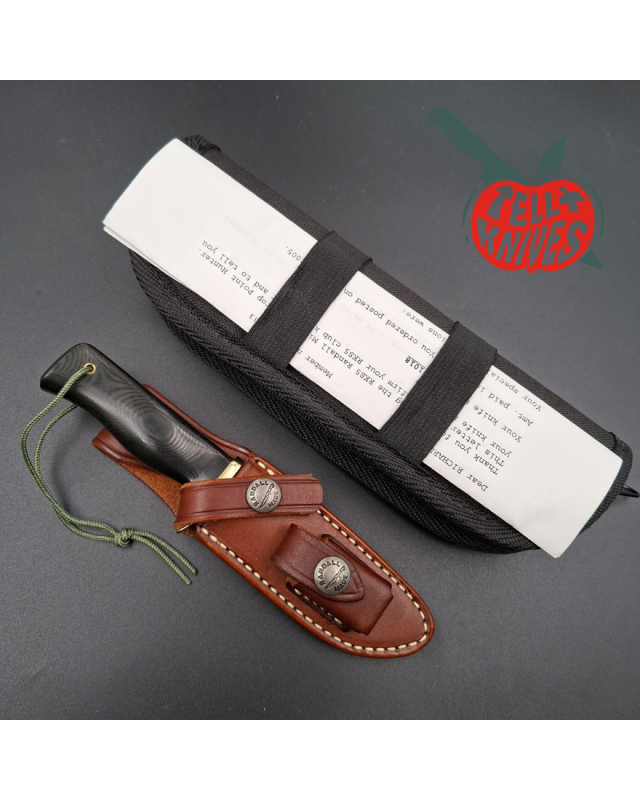Randall Made Knives Model RKS5 2005 Limited Edition forged stainless steel blade black micarta handle