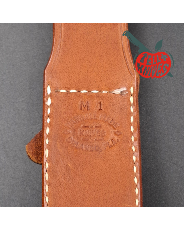 Randall Made Knives Model 1 Mini forged stainless steel black micarta handle Nickel Silver guard Duralumin pommel