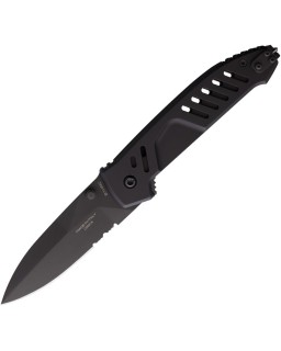 Extrema Ratio MF1 EVO SP M390 steel DLC black coated blade black aluminium handle Linerlock