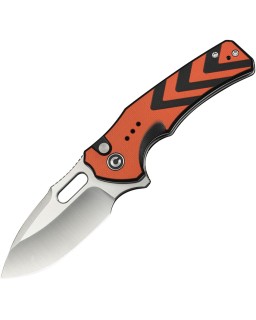 Civivi Vexron Satin 14C28N Sandvik Stainless Steel Orange Black G10 Handle