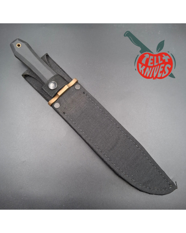 Gerber Legendary Blades Coffin Handle Bowie 440 black nylon sheath