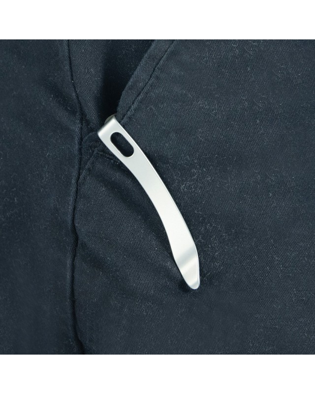 Kubey Hound Crossbar Lock Stonewash 14C28N Sandvik Stainless Steel Blade Ultem Handle