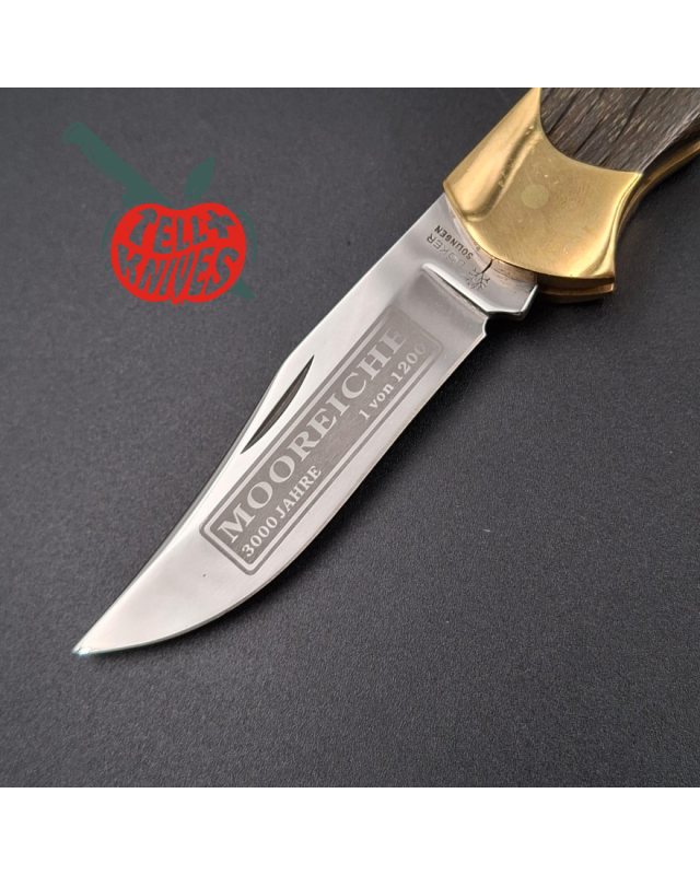 BÖKER Solingen Junior Scout 440C stainless steel blade bog oak handle Limited Edition 1200pces