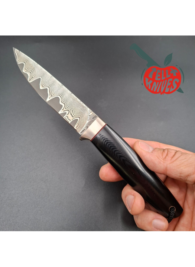 Sergey Shidlovskiy Custom Knives Model Dandy Medium M390 laminate steel ...