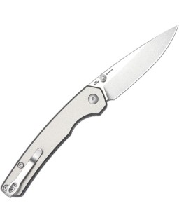 Kain folding knife AR-RPM9 steel stonewash finish steel linerlock gray aluminium handle flipper