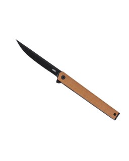 CRKT CEO Folding Knife CR7097DK AUS-8 Steel Brown GRN Handle