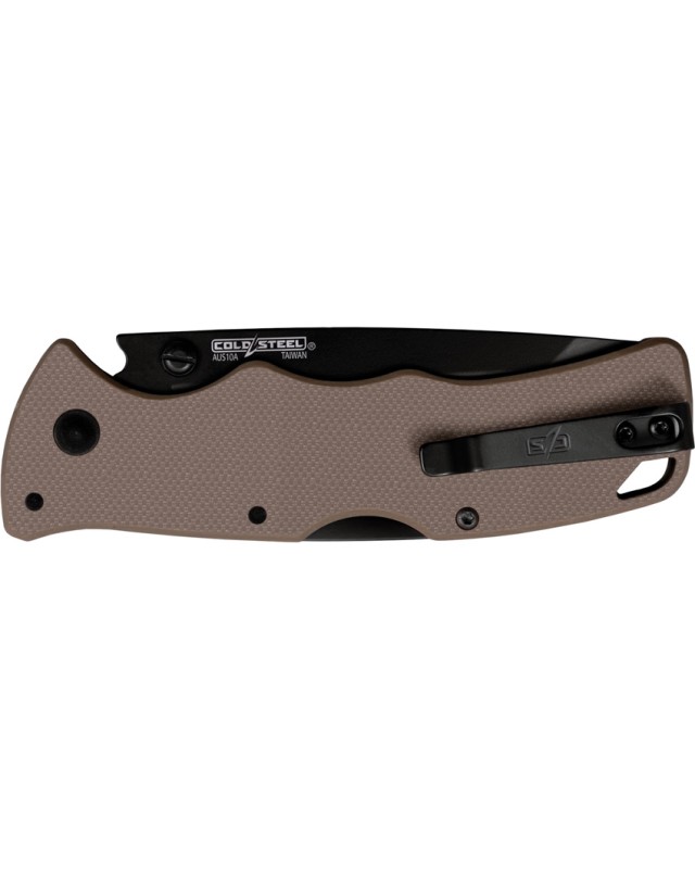 Cold Steel Verdict FDE Tanto  AUS-10A Steel Braun G10 Handle