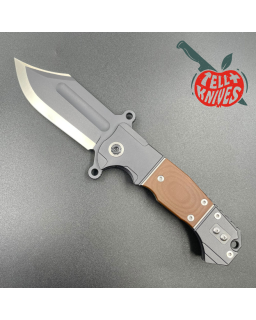 ADV Tactical Badlands Bowie 2 S35VN steel titanium handle G10 scales