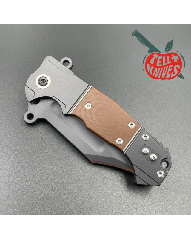 ADV Tactical Badlands Bowie 2 S35VN steel titanium handle G10 scales
