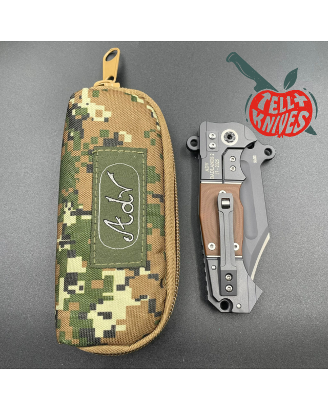 ADV Tactical Badlands Bowie 2 S35VN steel titanium handle G10 scales