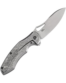 Kansept Echis Framelock Folding Knife  CPM S35VN Steel Titanium Handle