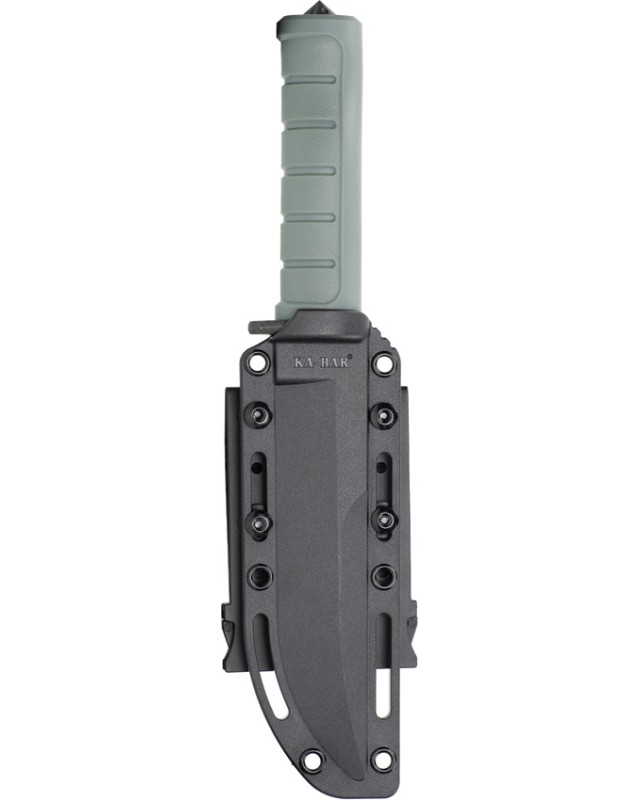 Ka-Bar Dust I Fixed Blade  D2 Steel Green GFN Handle