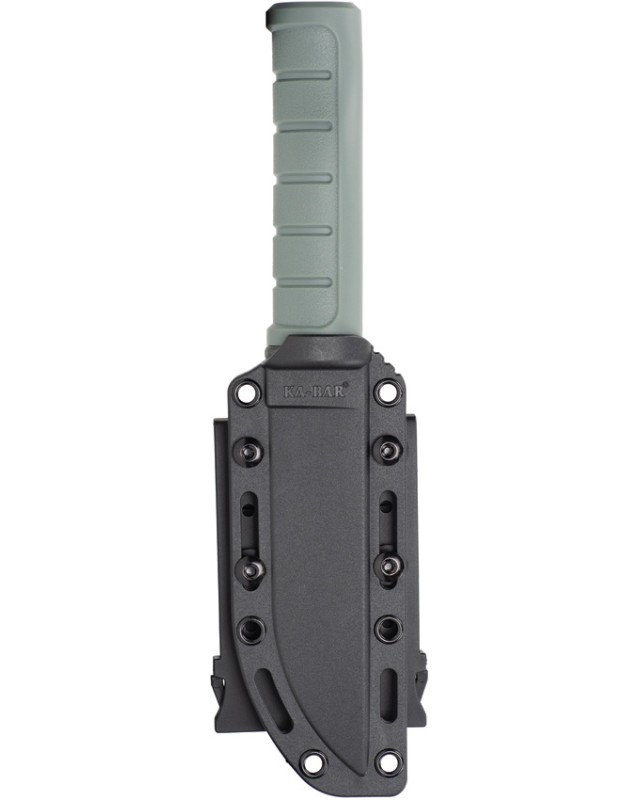 Ka-Bar Dust II Fixed Blade  D2 Steel Green GFN Handle