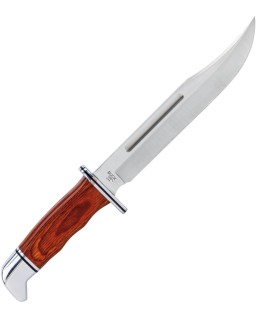 Buck Heritage Woodsman Fixed Blade  420HC Steel Braun Dymalux Handle