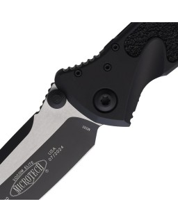 Microtech Socom Elite Tanto T\E Linerlock M390 steel Two Tone finish blade black aluminium handle