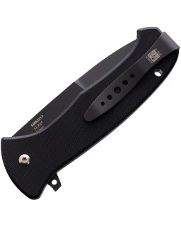 AL MAR Knives SERE 3 S35VN steel black TiNi coated blade black G10 handle flipper framelock