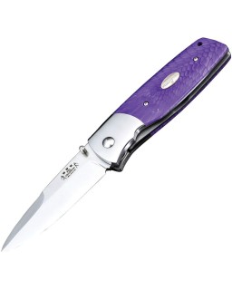 Fällkniven PXL folding knife ELMAX steel JUMA purple dragon handle PXLpd