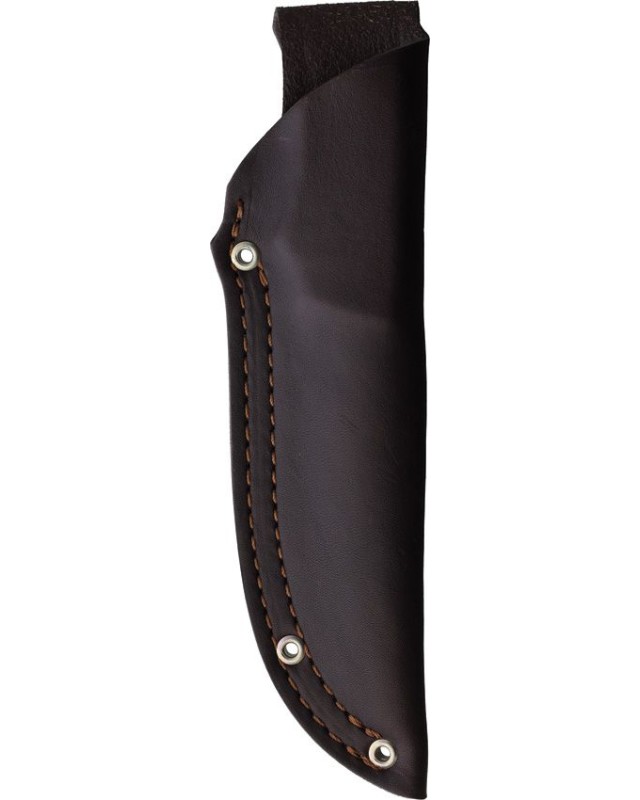 BRADFORD Guardian 5.5 fixed blade full tang N690 steel coyote Cerakote blade finish black micarta handle brown leather s