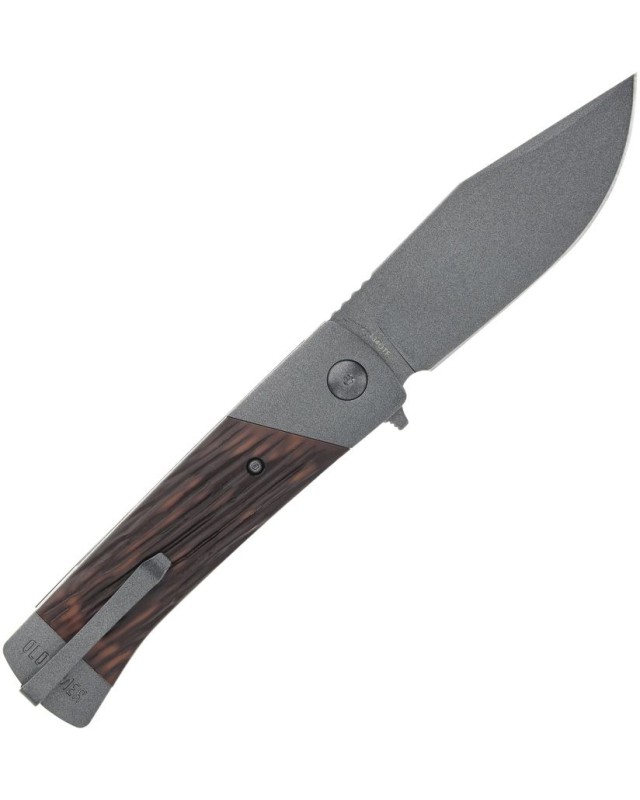 SCHRADE Frontier Folding Knife Linerlock stainless steel blade grey coating flipper