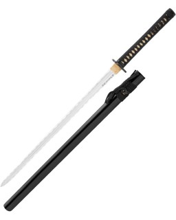 UNITED CUTLERY Shikoto Longquan Master Katana double edge T10 High-Speed Tool Steel blade Brass Dragon Menuki