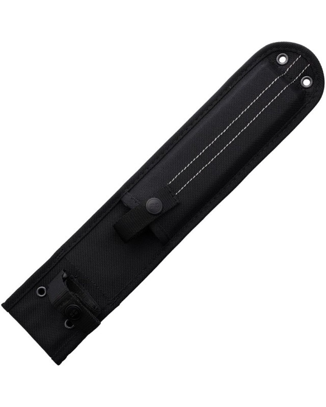 ONTARIO RAT-7 fixed blade 1075HC steel black coated blade black micarta handle black nylon sheath