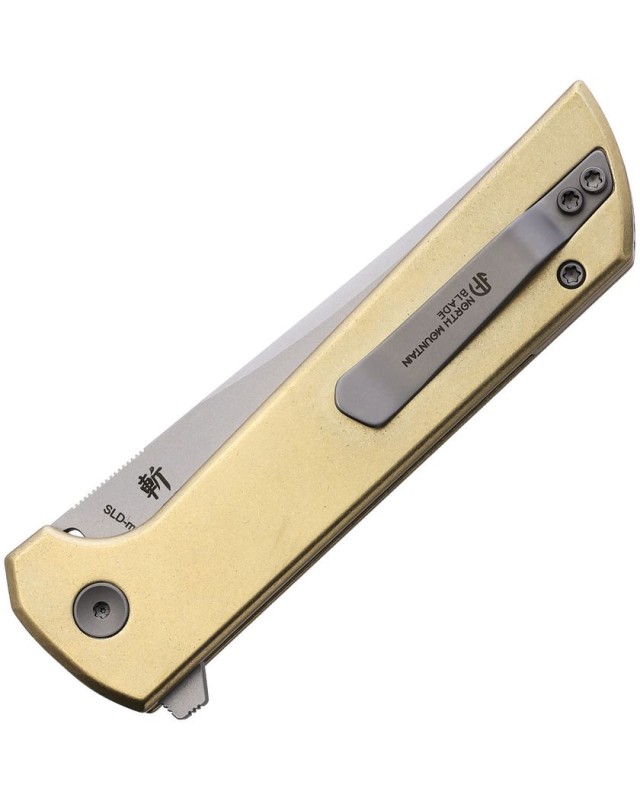 North Mountain Blade Chop2 Tanto SLD-Magic Steel Button Lock aluminium handle Flipper