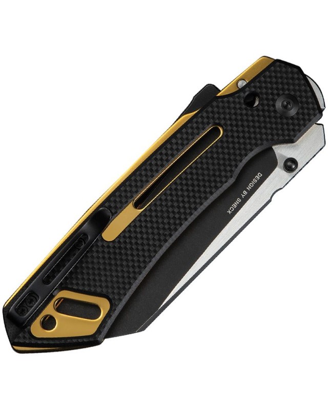 CIVIVI Buster FG Nitro-V steel two-tone finish Superlock black G10 handle