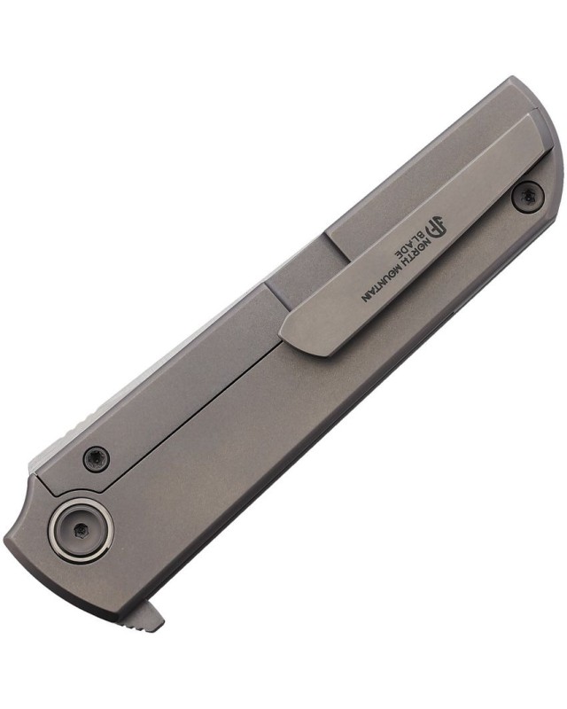 North Mountain Blade Lee Kick Stop ZDP-189 Steel Frame Lock Titanium handle Flipper