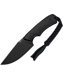 Civivi Gander Fixed Blade 14C28N steel full tang blackwash finish Black Micarta handle