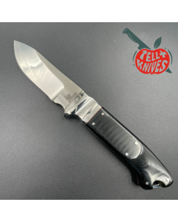 Cold Steel Pendleton Custom Classic Fixed Blade Knife VG-1 SAN MAI black micarta handle brown leather sheath