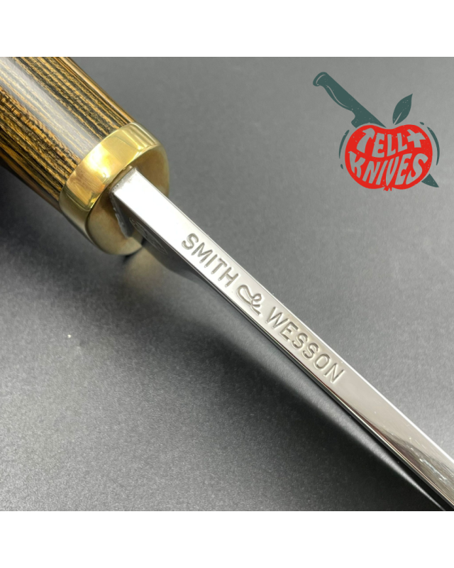 SMITH & WESSON Outdoorsman Knife Model 6020 with Original Sheath & Box