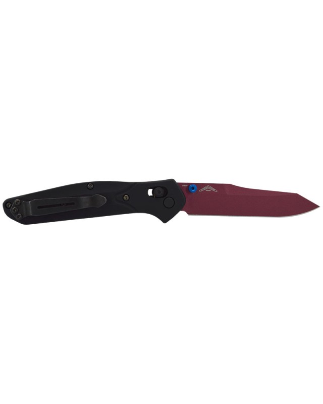 Benchmade 940 Limited Edition Osborne S30V steel Cranberry Frost Cerakote finish black aluminium handle