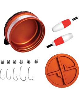 Exotac  XREEL Survival Pocket Fishing Kit Orange Aluminium