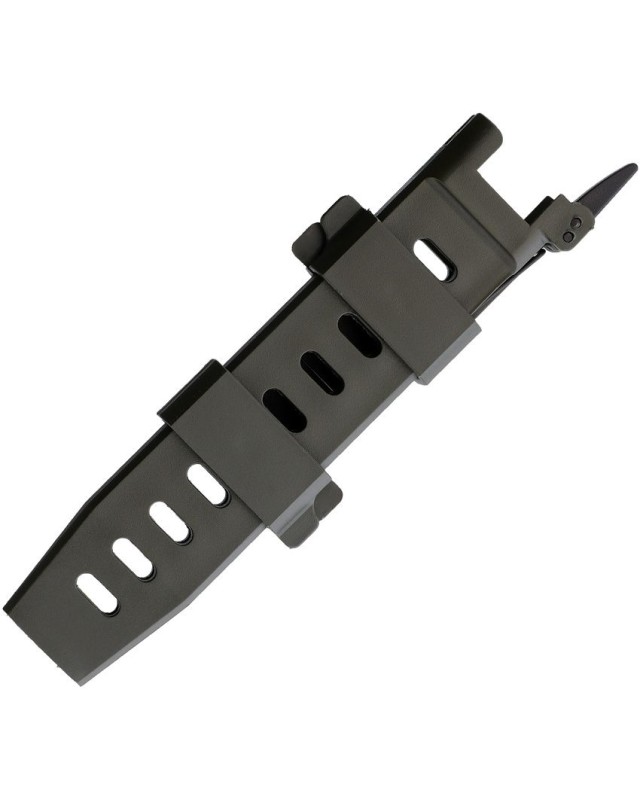 Extrema Ratio Vipera fixed blade M390 steel stonewash finish green Forprene handle green nylon sheath