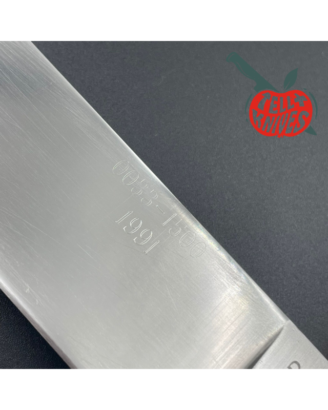 Gerber Legendary Blades Coffin Handle Bowie 440 steel Brown Leather Sheath Made In USA