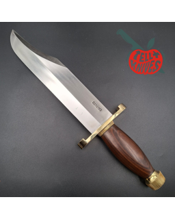 Randall Made Knives 1998 Model 12-11 Smithsonian Bowie forged carbon steel ironwood handle brass guard and pommel