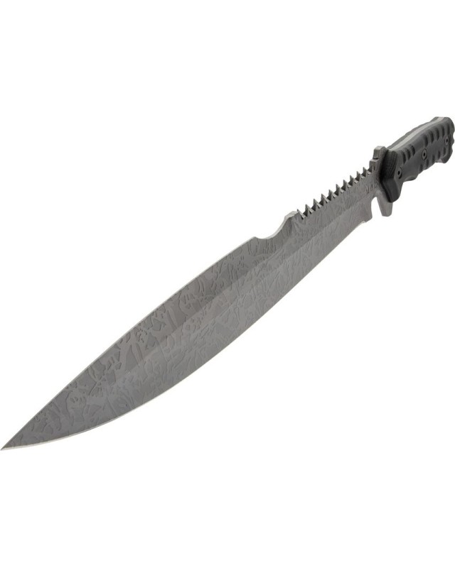 United Cutlery M48 Combat Machete sawback Gen II black nylon sheath