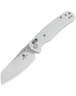 Bestech Cicada's Wing B-Lock Satin 10Cr15CoMoV Steel White G10 Handle
