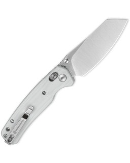 Bestech Cicada's Wing B-Lock Satin 10Cr15CoMoV Steel White G10 Handle