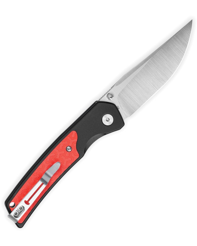 Bestech Icebreaker Black PVD D2 Tool Steel Blue Alu Green G10 Handle